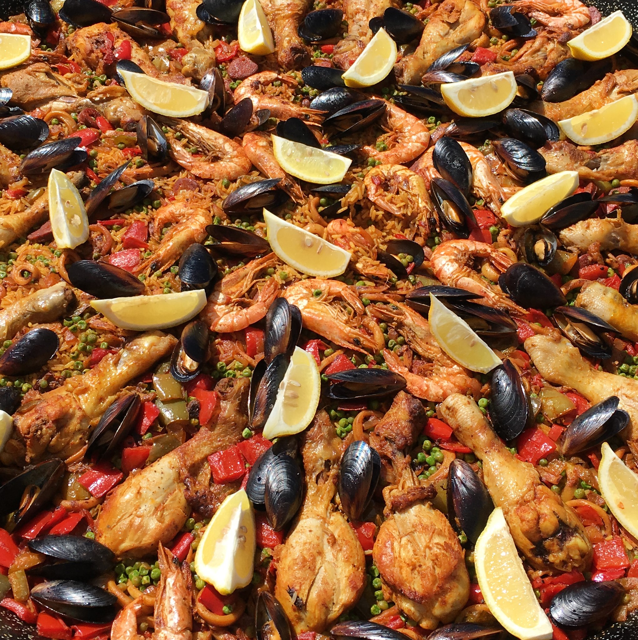 Paella de qualité et copieuse 